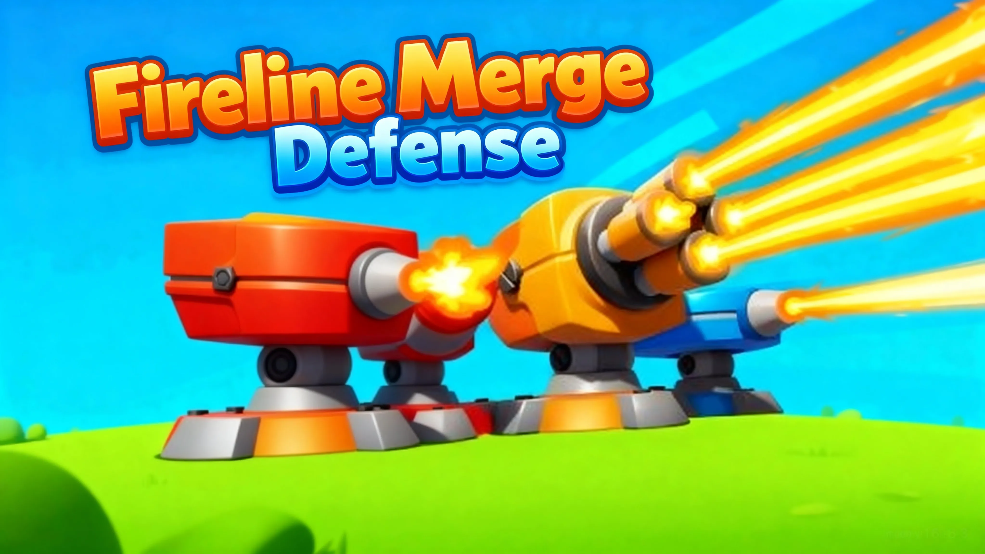 Fire Line Merge Defense Game